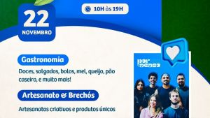Teatro, artesanato e gastronomia na Feira “Tô em Casa” deste sábado (22)