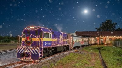 Expresso de Natal é o destaque do fim de semana no Trem da República