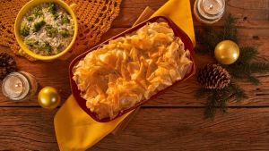 Receita de Bacalhau Crocante com Arroz de Brócolis