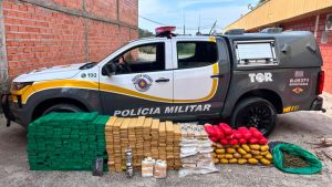 Casal de traficantes é preso transportando mais de 380 kg de drogas em rodovia no interior de SP