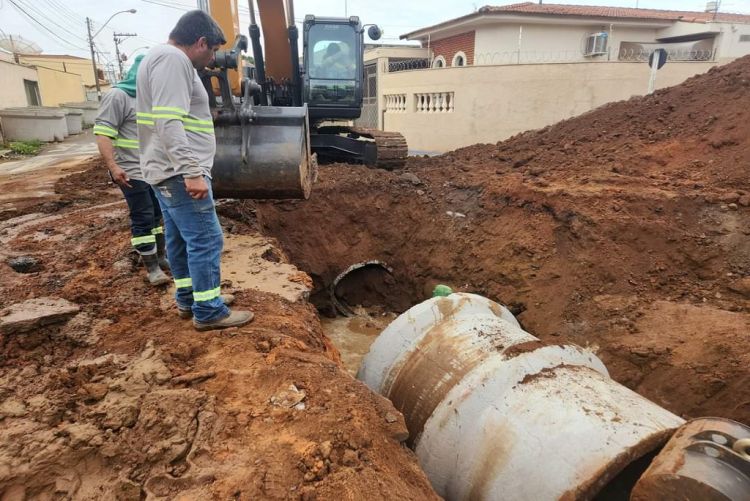 Prefeitura investe R$ 1,8 milhão na execução da terceira etapa das obras de drenagem