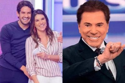 Rebeca Abravanel e Alexandre Pato realizam juntos desejo de Silvio Santos