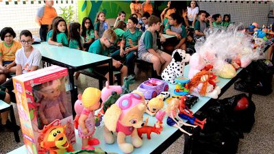 Secretaria de Desenvolvimento Social recebe doação de brinquedos