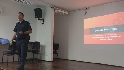 Maio Amarelo: Comandante da GM ministra palestra sobre alcoolemia