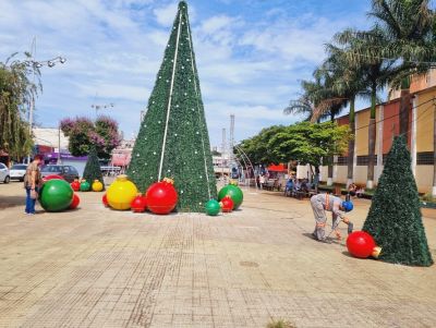 Iluminação e decoração de natal será inaugurada no próximo sábado