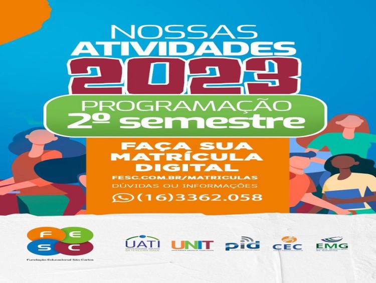 Fesc vai abrir inscrições para cursos do 2º semestre a partir do dia 03 de julho