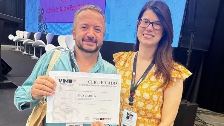 CAIC de São Carlos é premiado pelo programa estadual de controle da tuberculose