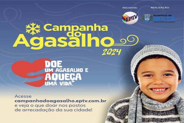 IBATÉ | Campanha do Agasalho é lançada em parceria com a EPTV