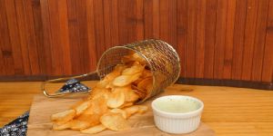 Faça batata chips crocante e sequinha