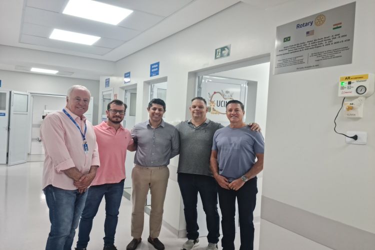 Rotary Club de São Carlos-Pinhal visita Santa Casa e acompanha melhorias realizadas com doações