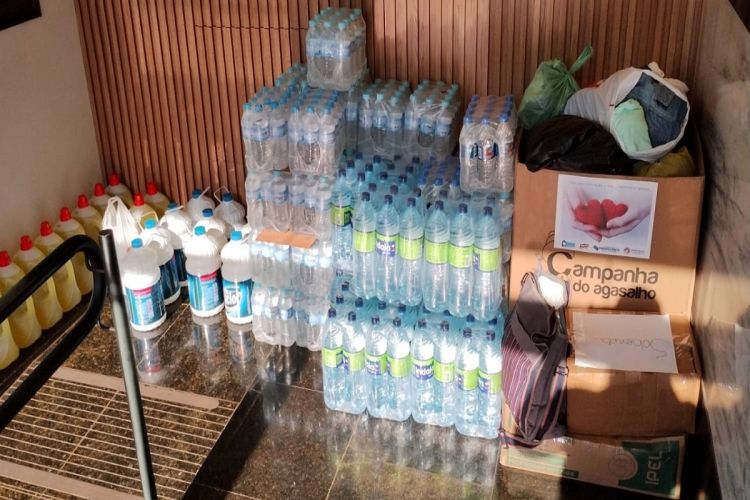 Acirp arrecada 6 toneladas de donativos para RS