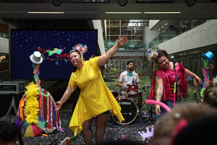 Sesc São Carlos no final de semana do feriado de carnaval