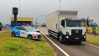 Ação em Corumbataí leva saúde e segurança aos caminhoneiros