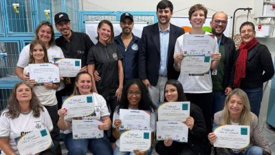 Vereador Bruno Zancheta participa da entrega de certificados do Curso de Capacitação PET