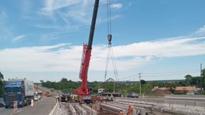 Ecovias Noroeste Paulista conclui operação de lançamento de vigas neste sábado (29); não haverá interdições neste domingo (30)