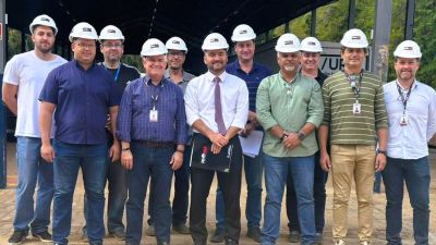 Prohab recebe promotor de justiça na fábrica de artefatos de cimento e apresenta projetos de sustentabilidade