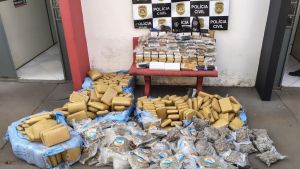 Acompanhamento policial termina com apreensão de mais de 300 kg de drogas em Botucatu