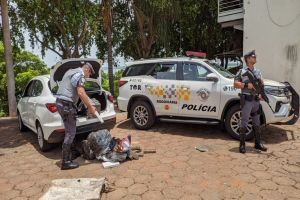 PM Rodoviária prende homem que transportava mais de 120 tijolos de maconha
