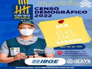 IBGE realiza &quot;Plantão do Censo Demográfico&quot; em Ibaté