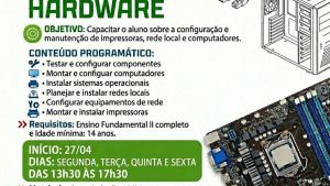 Fesc abre inscrições para curso gratuito de formação em Hardware