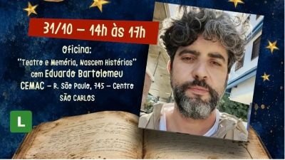 Cemac recebe espetáculo teatral, oficinas artísticas e encontros de 30 de outubro a 1º de novembro