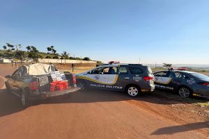 PM Rodoviária prende dupla e apreende mais de 300 kg de maconha