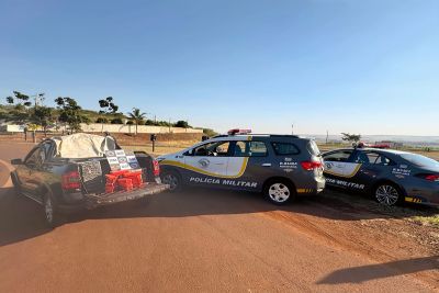 PM Rodoviária prende dupla e apreende mais de 300 kg de maconha