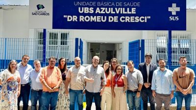 Prefeito Netto Donato entrega reforma e ampliação da UBS do Azulville