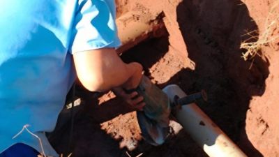 Saae realiza mutirão para identificar vazamentos no grande Santa Felícia