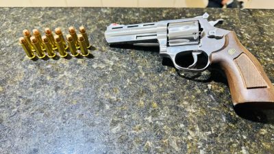 Revólver com numeração raspada e munições são apreendidos no Santa Felícia