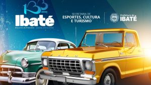 133 anos de Ibaté: programação do próximo final de semana reunirá transmissão da seleção, encontro de carros antigos e música Cristã