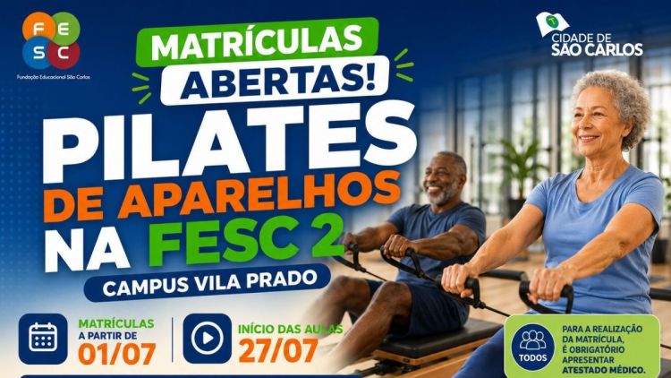 Fesc abre matrículas para Pilates de aparelhos