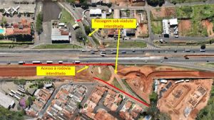 Interdição total do viaduto do Jardim Jockey Club começa na segunda-feira (17/08)