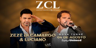 Zezé Di Camargo e Luciano se apresentam no Espaço Unimed com &quot;30 anos - É o amor&quot;