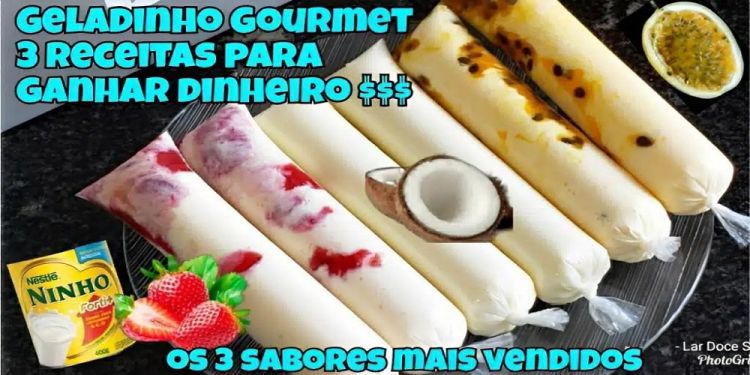 Geladinho gourmet para fazer e vender rende bastante e sempre faz sucesso