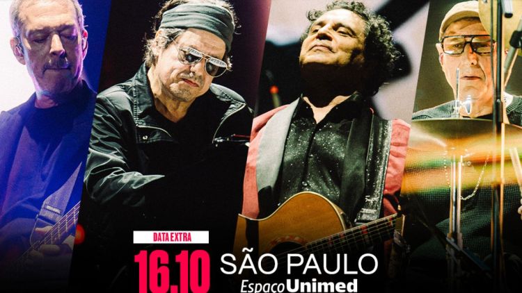 Barão Vermelho Encontro encerra turnê nesta sexta-feira (16), em São Paulo