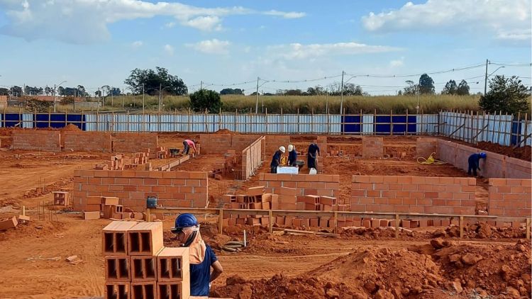 Avançam as obras da nova UBS do Jardim Ipanema / Ibirás