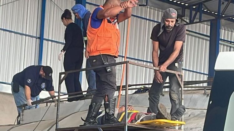Defesa Civil auxilia resgate de trabalhador após emergência em empresa de Ibaté