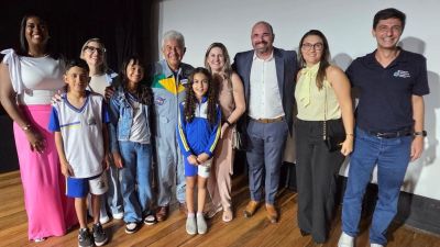 Netto Donato e alunos da rede municipal participam de evento com Marcos Pontes em Brasília