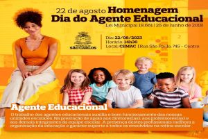 Secretaria de Educação vai homenagear agentes educacionais