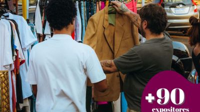 Encontro de Brechós: artesanato, gastronomia, DJ e jogos na Praça Pedro de Toledo