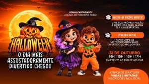 Halloween no Shopping São Carlos terá oficina de poções mágicas e pintura facial