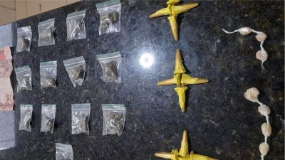 Denúncia leva PM a apreender cocaína, maconha e crack no Cidade Aracy