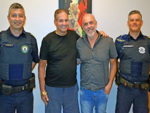 Guardas Municipais de Ibaté e São Carlos reforçam cooperação para melhoria da segurança