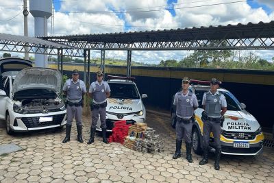 Polícia apreende adolescentes com quase 180 kg de maconha dentro de carro roubado em Botucatu