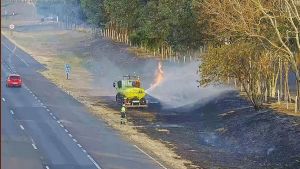 Ecovias Noroeste Paulista intensifica combate a focos de incêndio nas rodovias durante estiagem