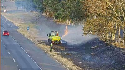 Ecovias Noroeste Paulista intensifica combate a focos de incêndio nas rodovias durante estiagem