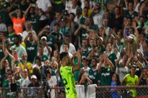 Palmeiras vence Portuguesa com mais um gol de Flaco e assume liderança geral do Paulistão