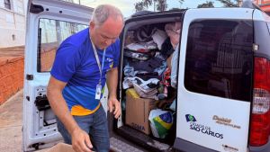 Fundo Social realiza 1º Drive tour da Campanha do Agasalho
