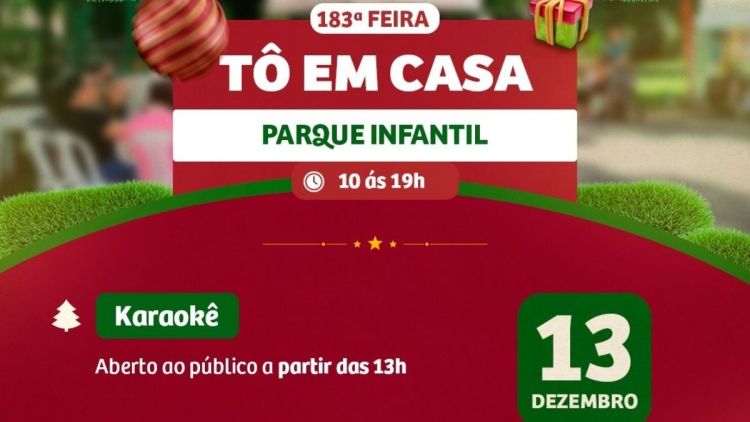 Feira “Tô em Casa”: sábado (13) no Parque Infantil